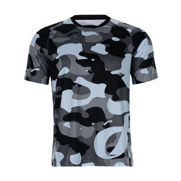 HOLOKOLO dres kratkih rukava - HIDE N SEEK MTB - crna/siva